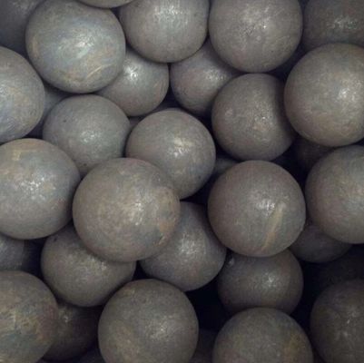65Mn सीमेंट मिल पीस बॉल 10mm हथौड़ा फोर्जिंग के साथ