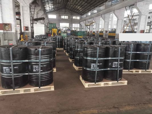 खनन उद्योग के लिए B3 71MnCr 60mm जाली पीस बॉल्स